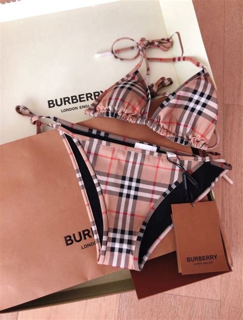 burberry swimsuit women|burberry swimsuit bikini.